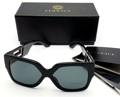 Versace™ VE4402 GB1/87 59 Black Sunglasses 